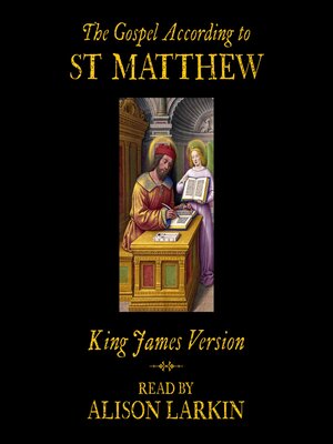 cover image of The Gospel According to Matthew